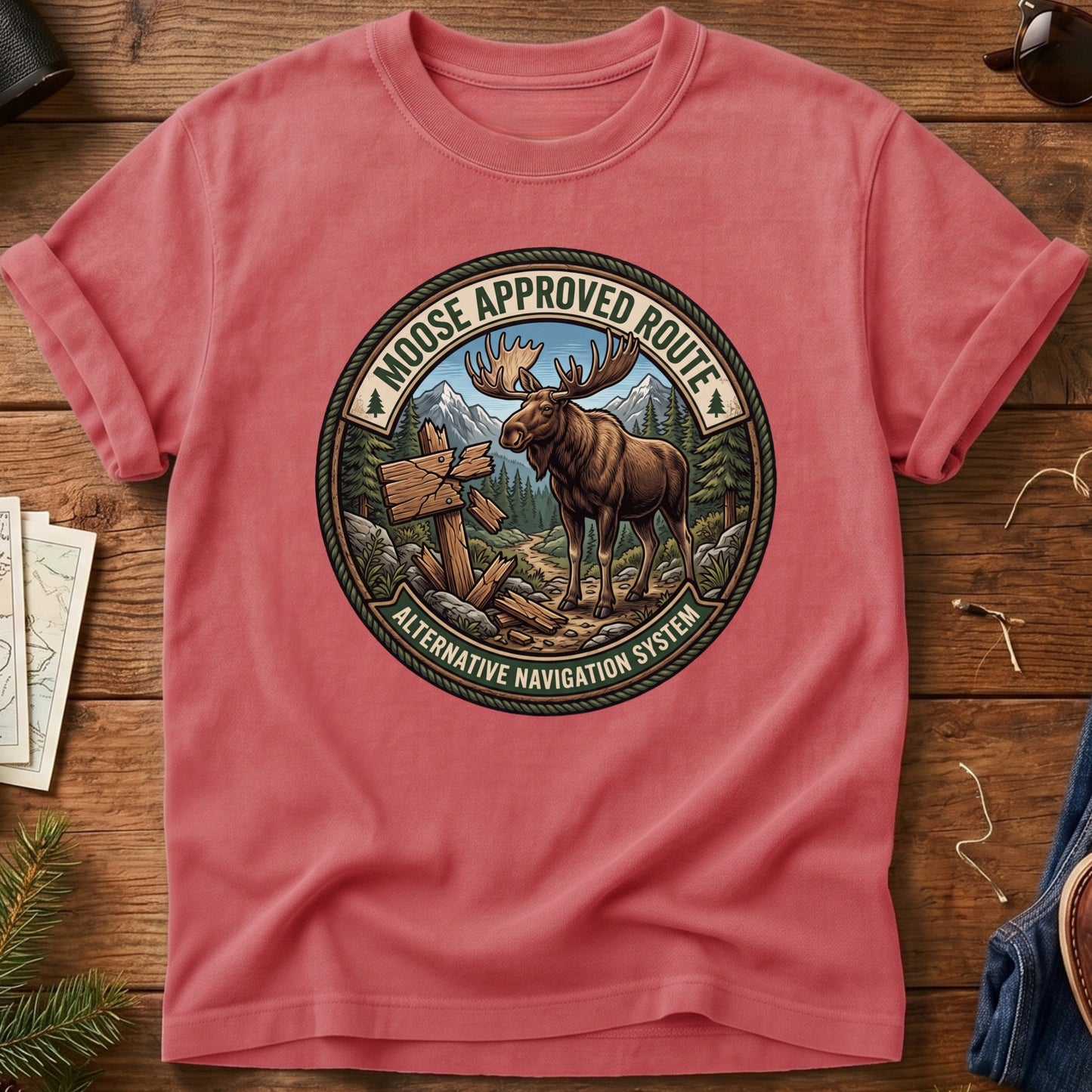 Moose Approved Route Tee