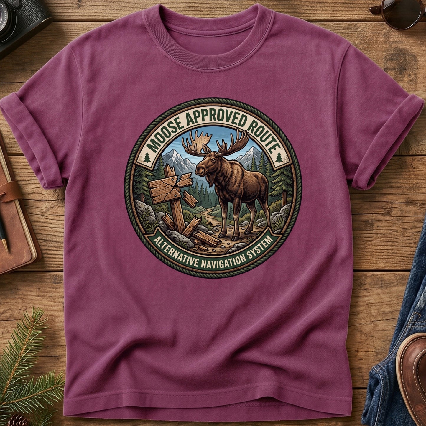 Moose Approved Route Tee