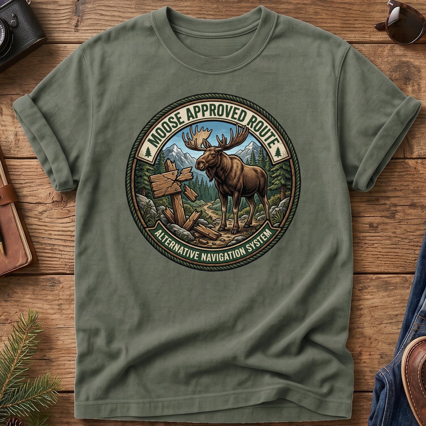 Moose Approved Route Tee