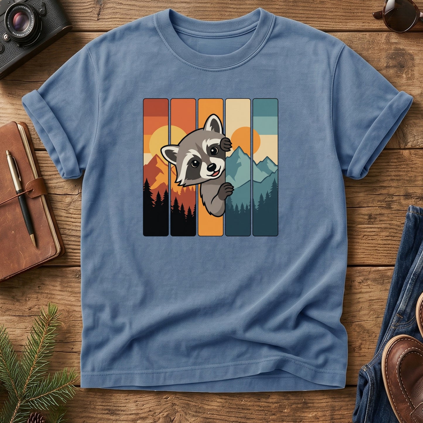 Mountain Raccoon Adventure Tee