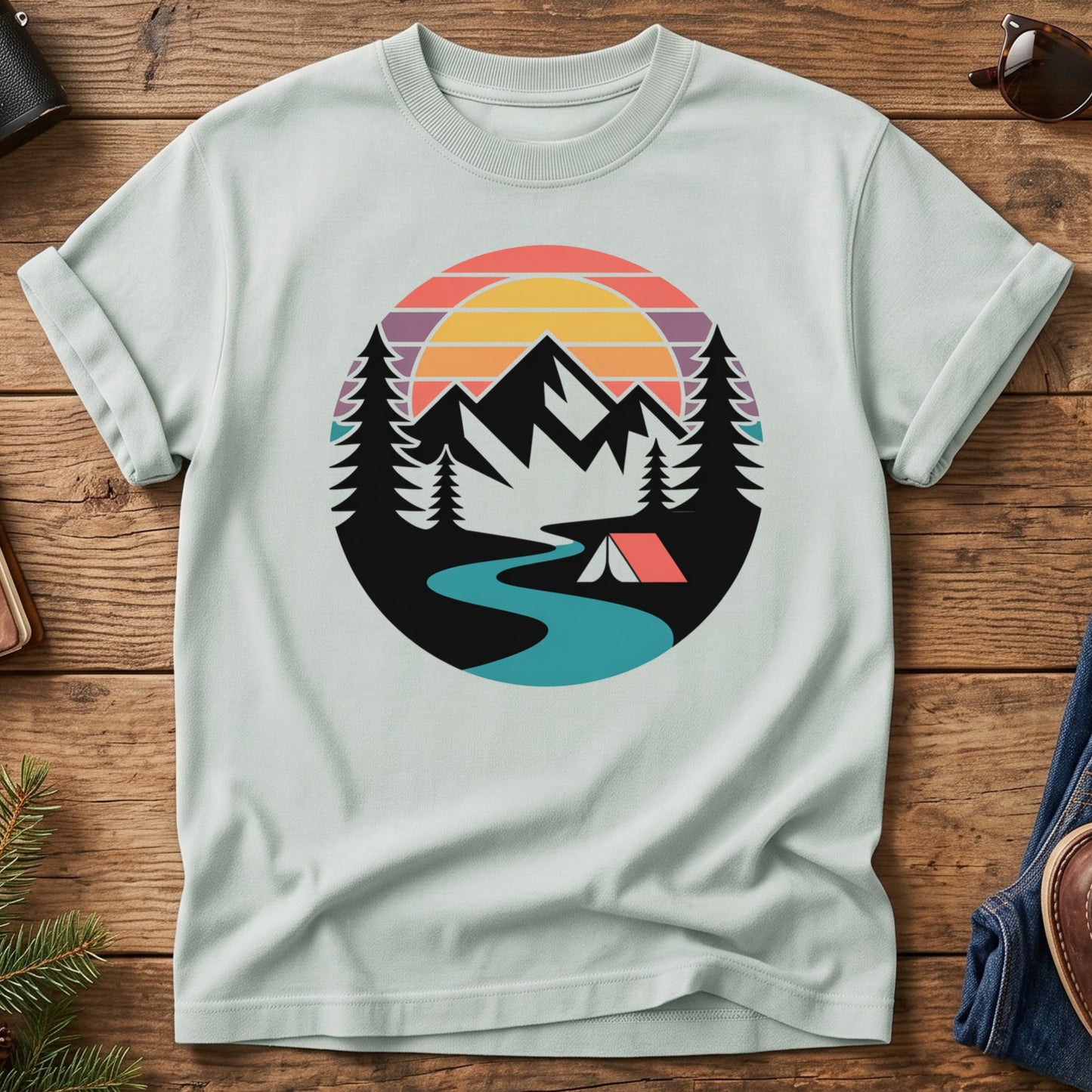 Mountain River Adventure Tee