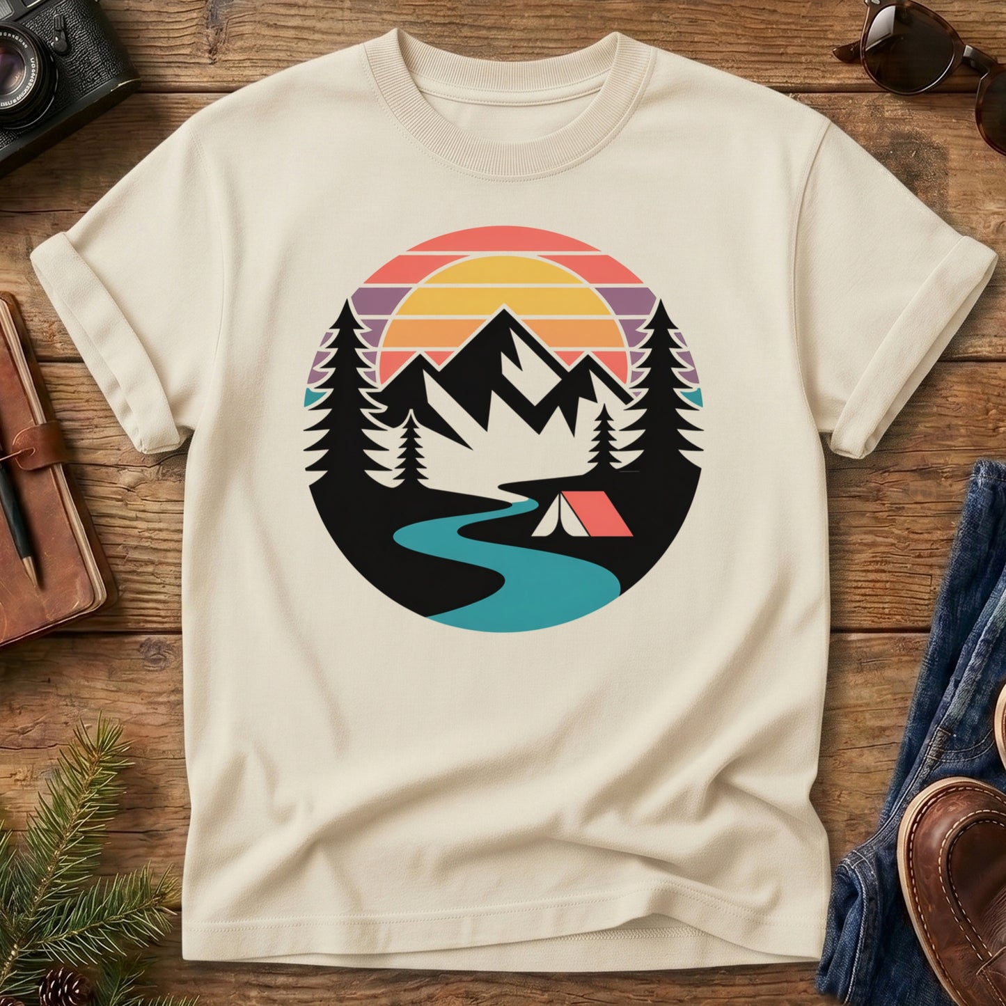 Mountain River Adventure Tee