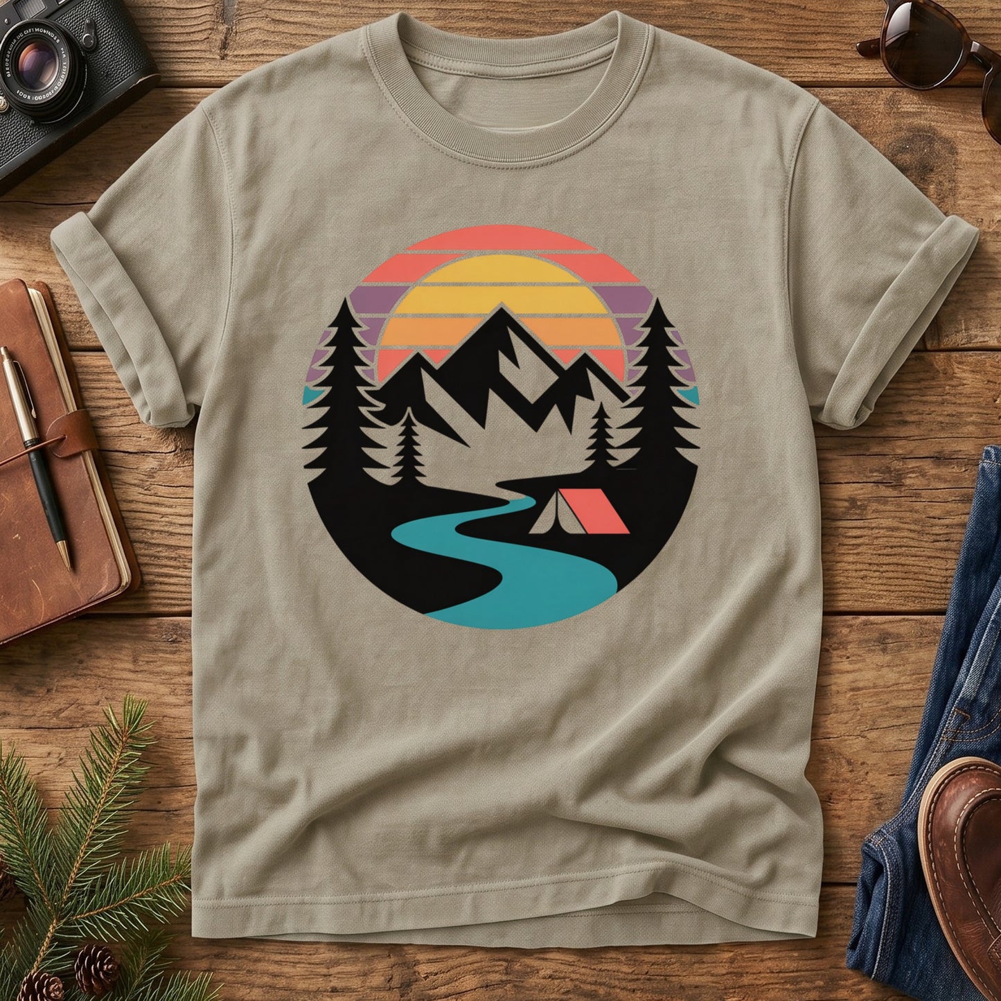 Mountain River Adventure Tee