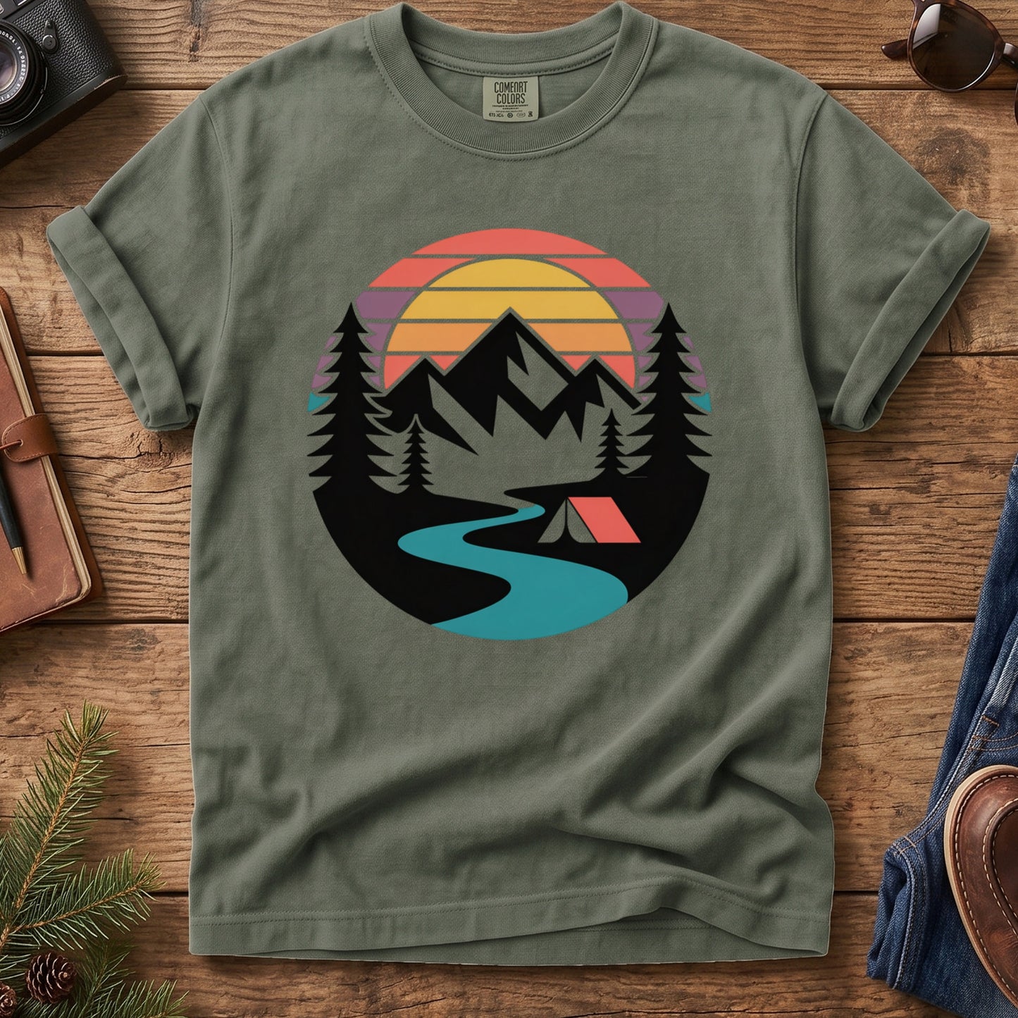 Mountain River Adventure Tee