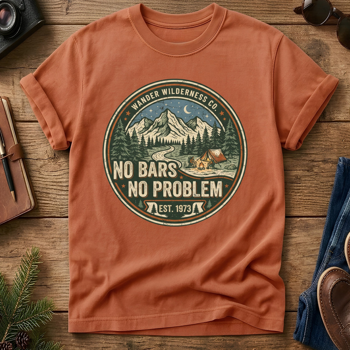 No Bars No Problem Tee – graphic tee, view 6