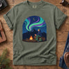 Northern Lights Camp Tee – folded flat lay of garment-dyed Comfort Colors fabric