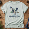 Osprey Over Water Tee – osprey diving over water graphic tee in Bay, product photo 1