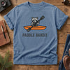 Paddle Bandit Kayak Tee – close-up of the print detail