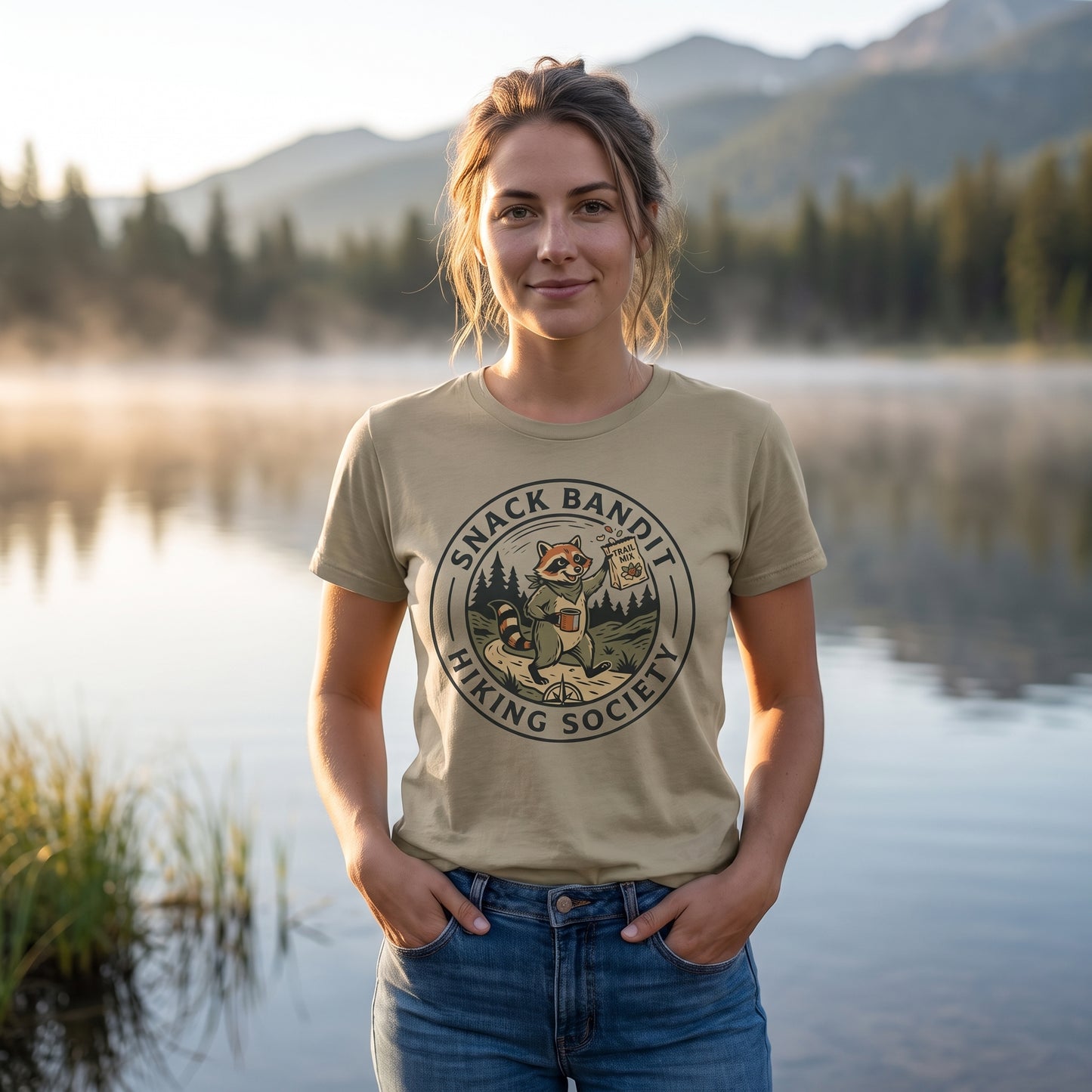 Snack Bandit Hiking Society Tee