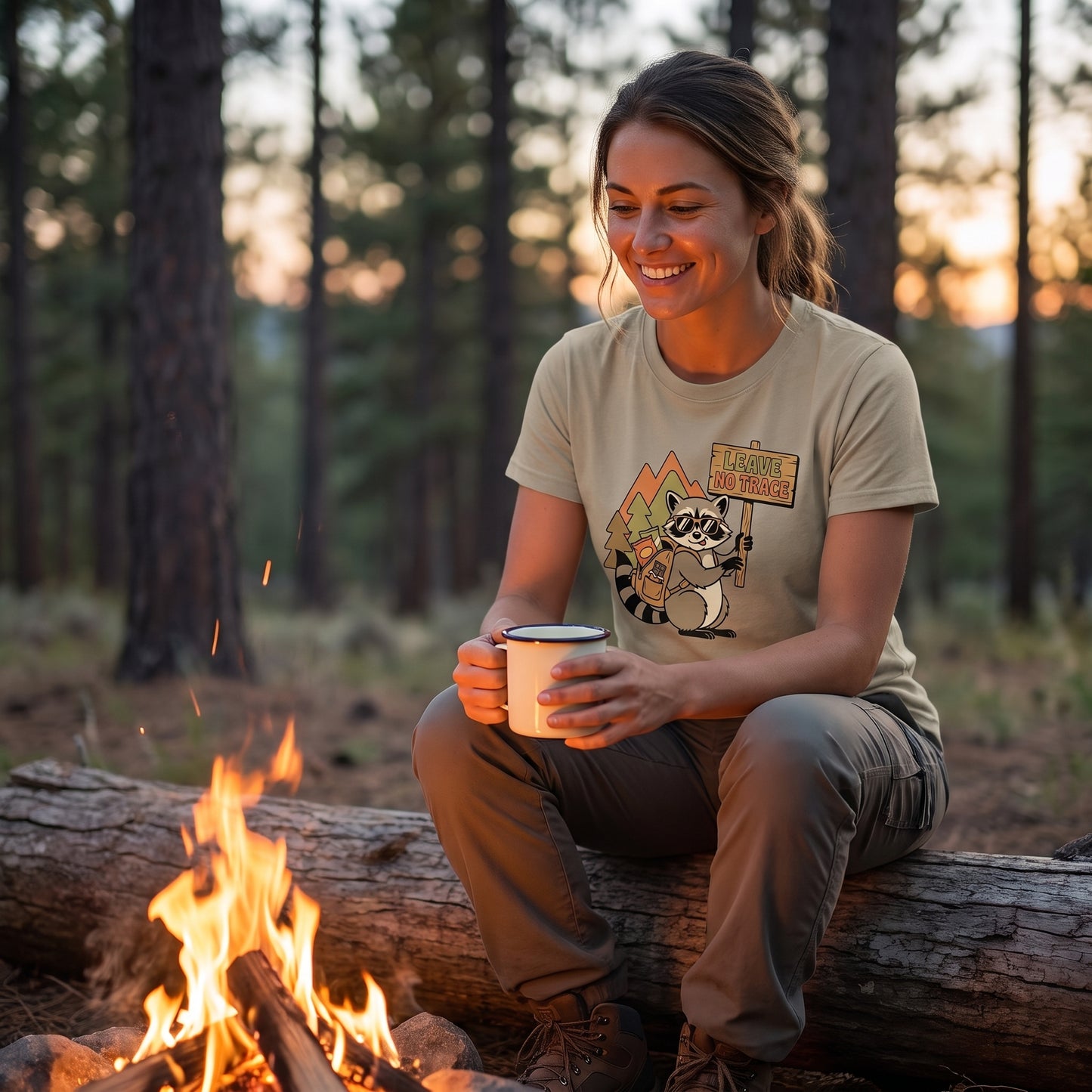 Leave No Trace Raccoon T-Shirt