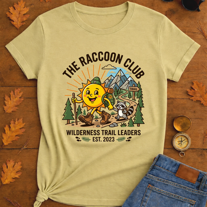 Hiking Sun T-Shirt — Smiling Sun in Boots Trail Tee