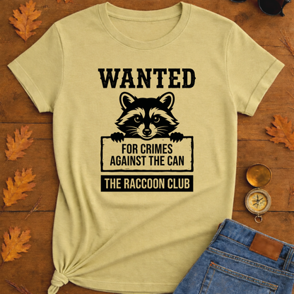 Wanted Raccoon T-Shirt