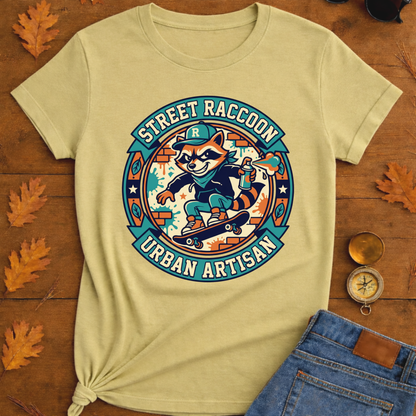 Street Raccoon Urban Artisan T-Shirt