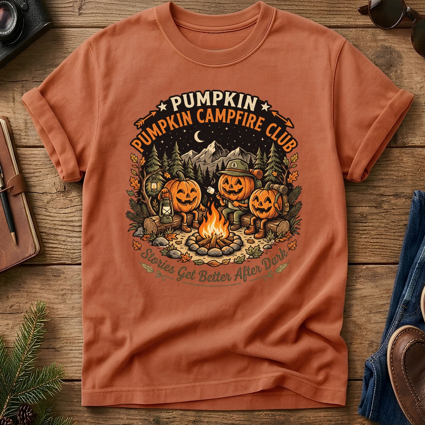 Pumpkin Campfire Club Tee