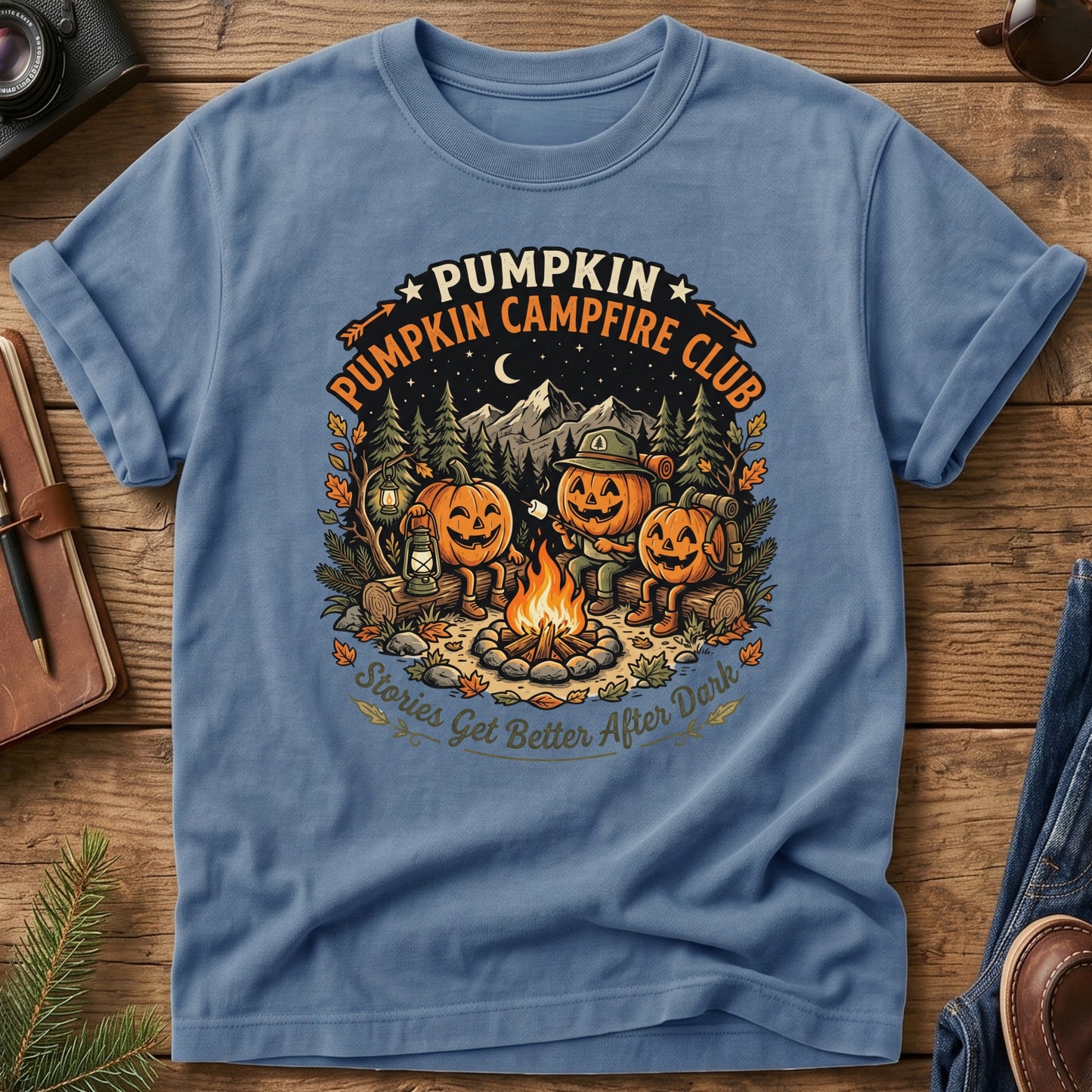 Pumpkin Campfire Club Tee