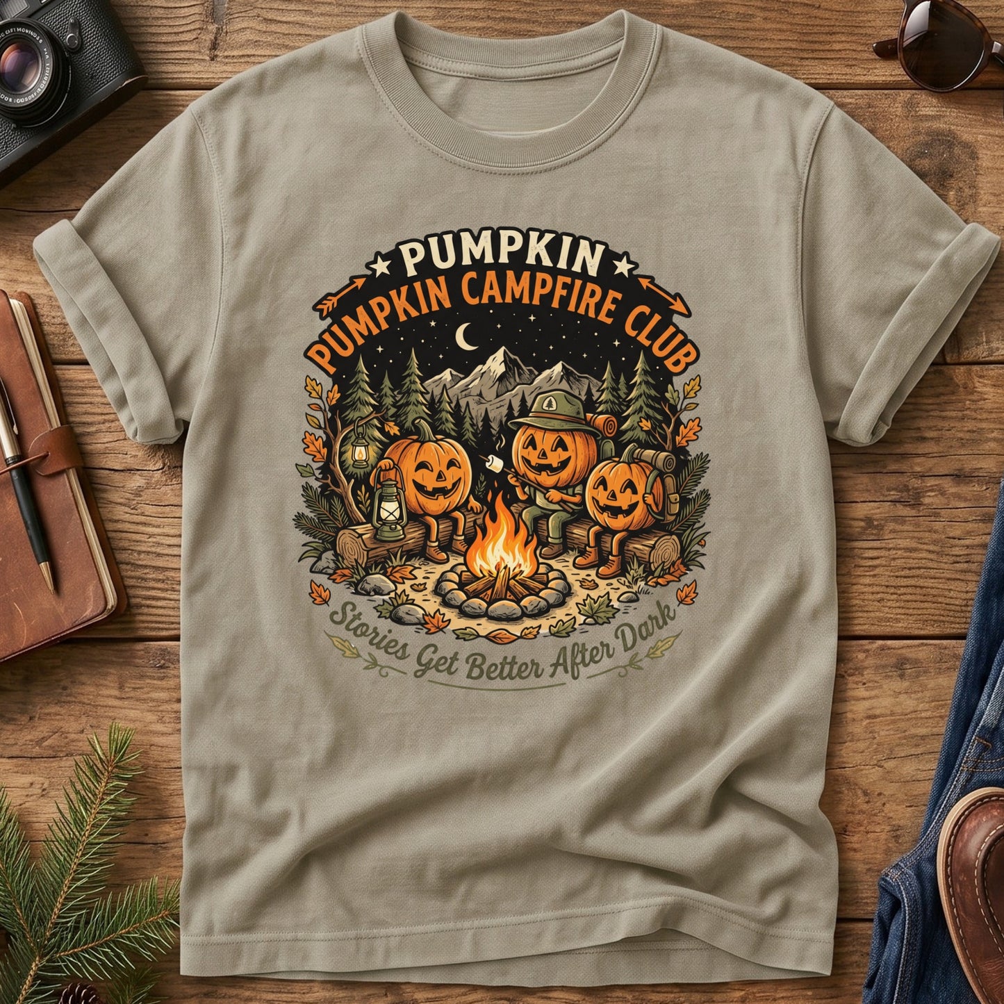 Pumpkin Campfire Club Tee
