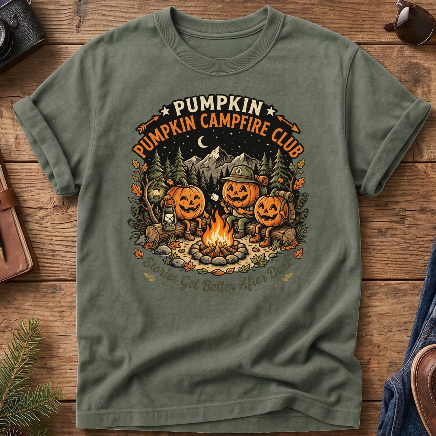 Pumpkin Campfire Club Tee