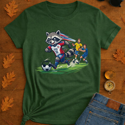 Raccoon Dribbling T-Shirt