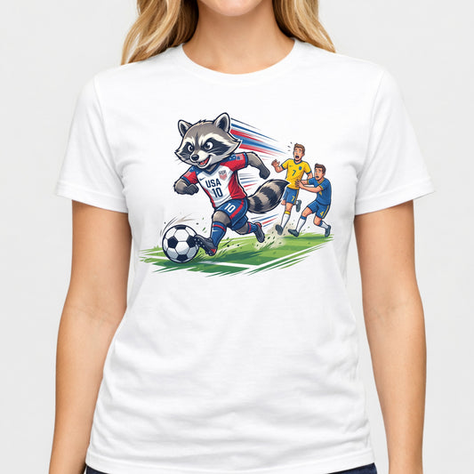 Raccoon Dribbling T-Shirt