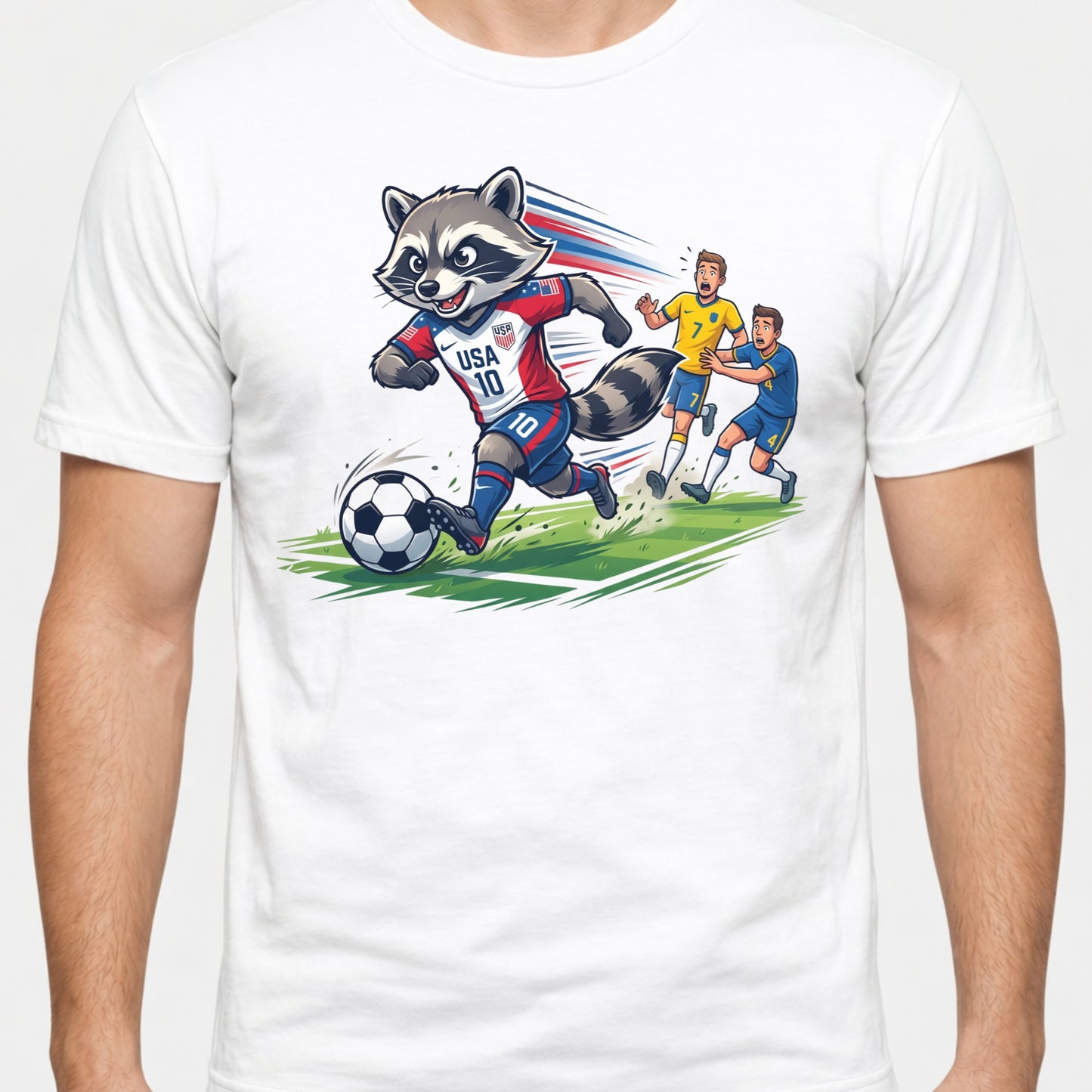 Raccoon Dribbling T-Shirt
