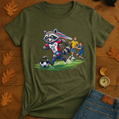 Raccoon Dribbling T-Shirt