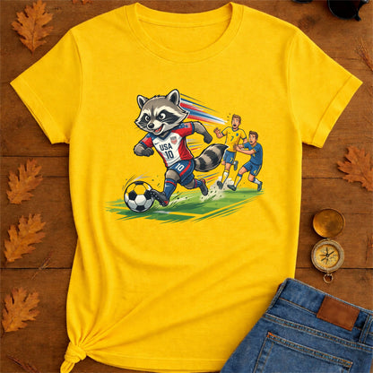 Raccoon Dribbling T-Shirt