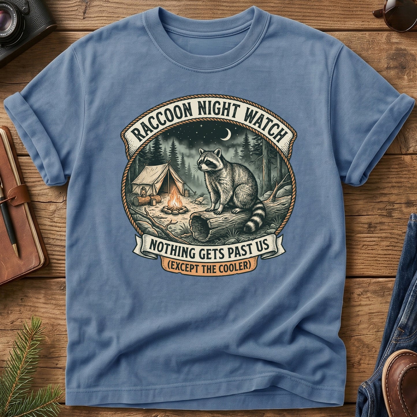 Raccoon Night Watch Tee