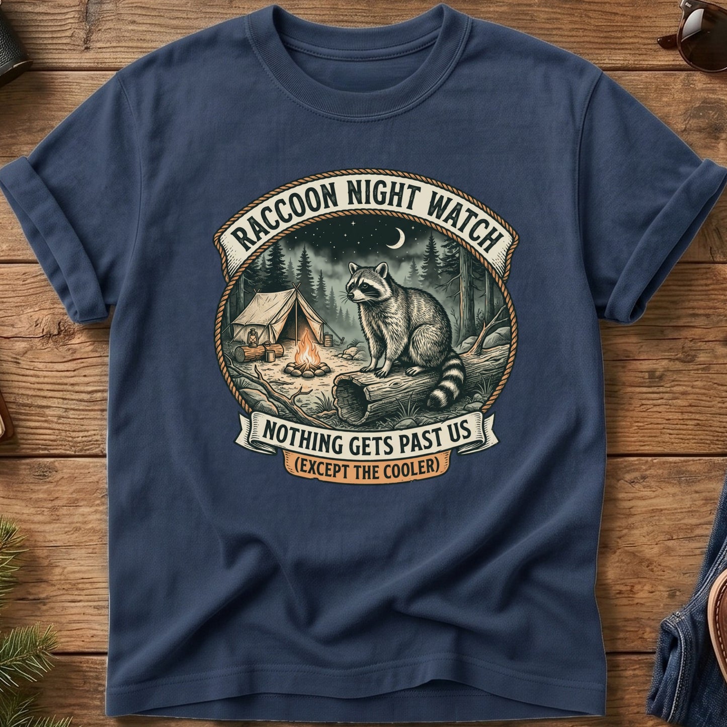 Raccoon Night Watch Tee