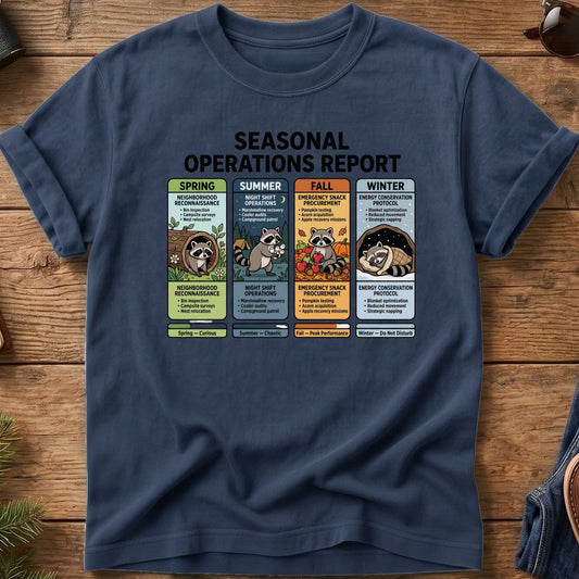 Raccoon Seasonal Report Tee