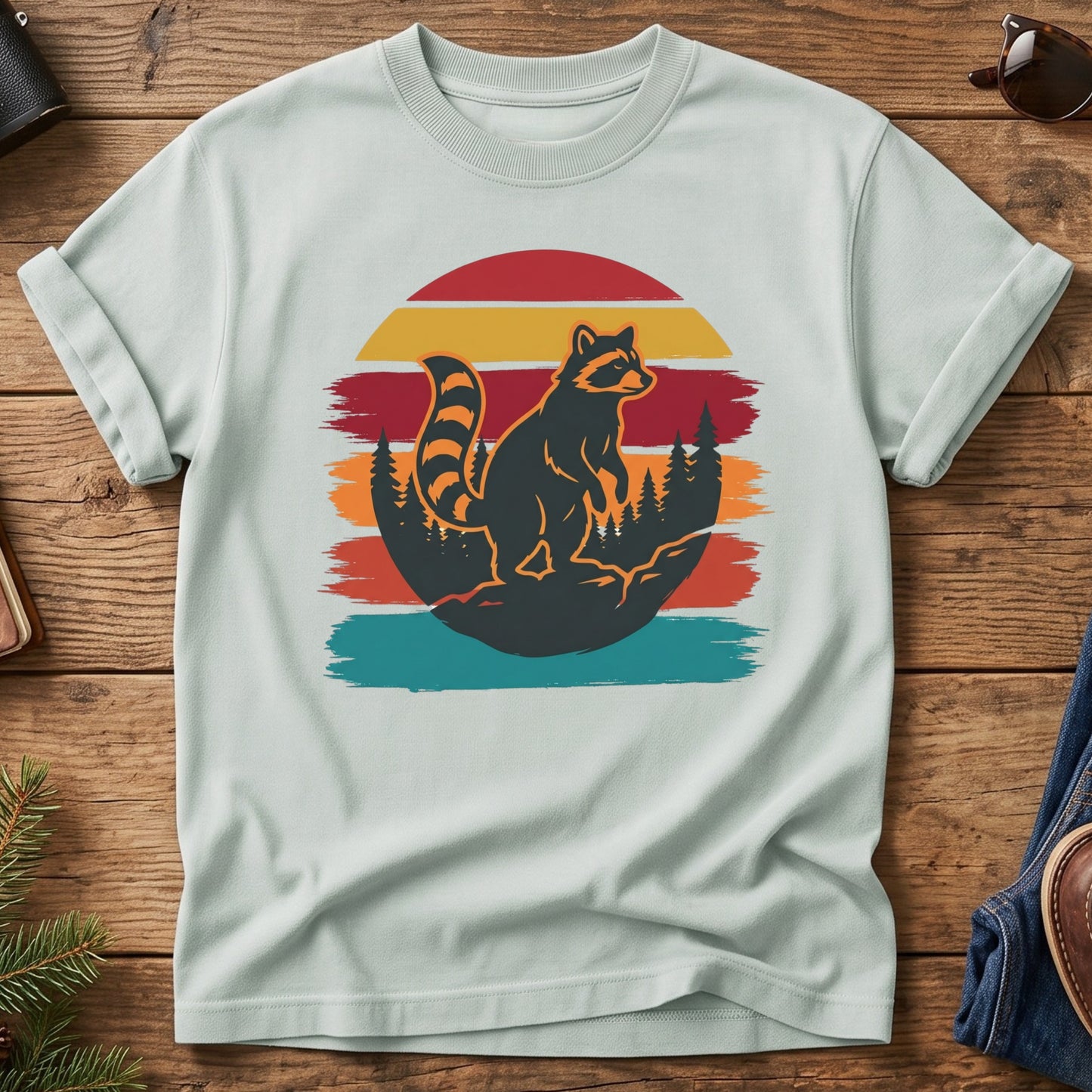 Raccoon Wilderness Adventure Tee