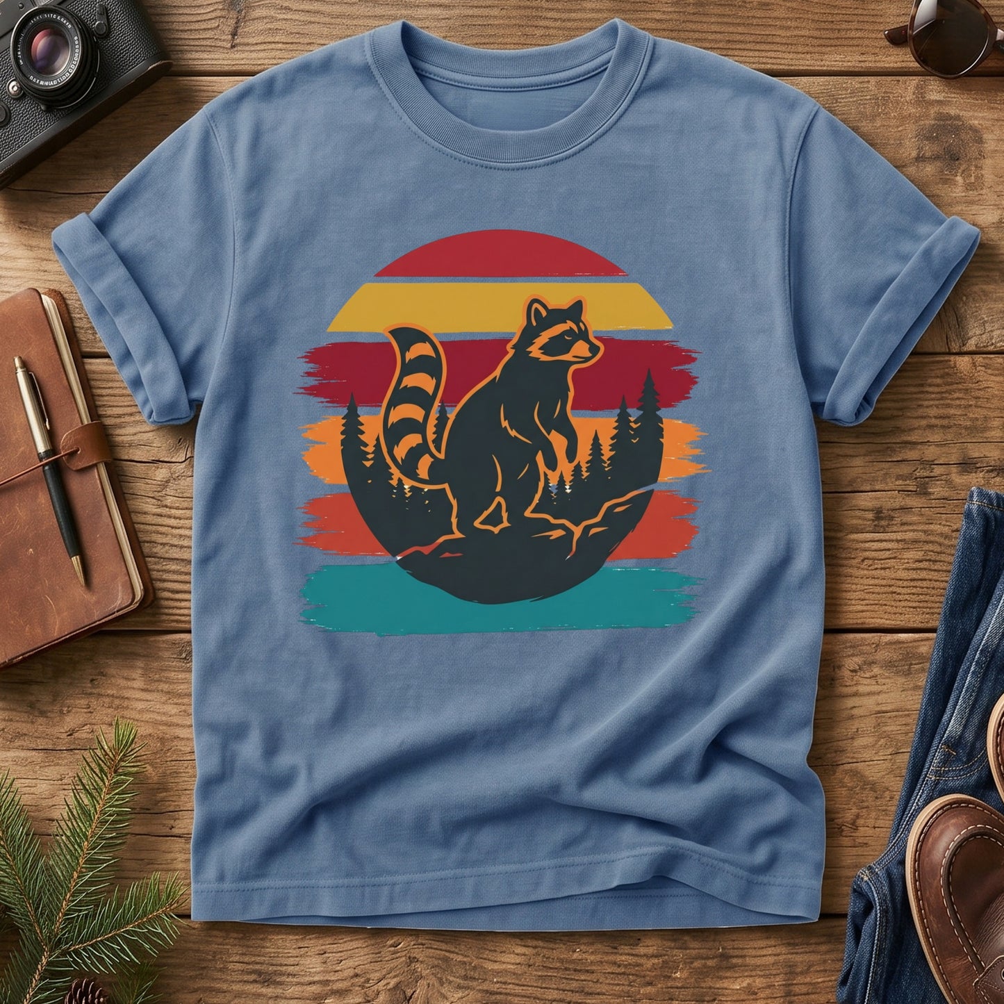 Raccoon Wilderness Adventure Tee