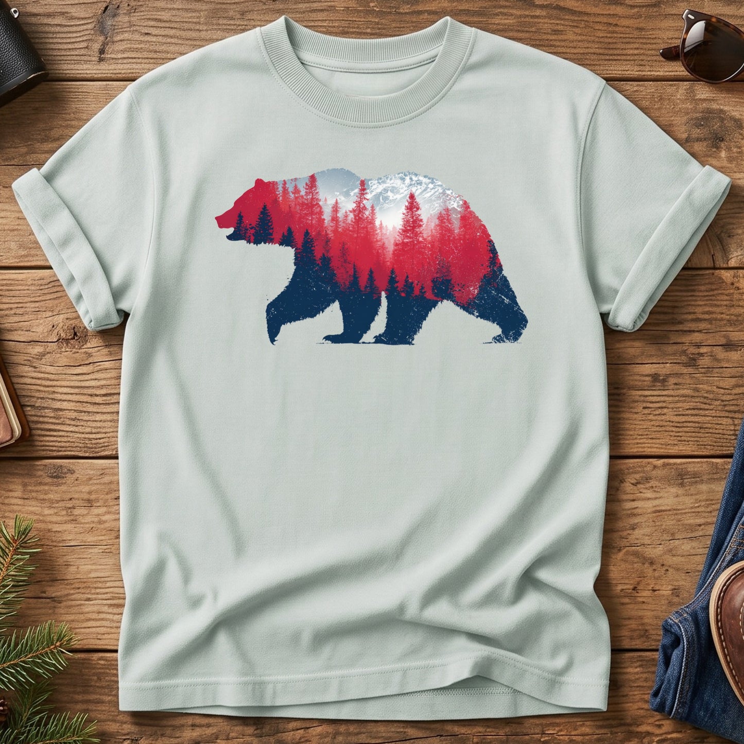 Retro Bear Wilderness Tee