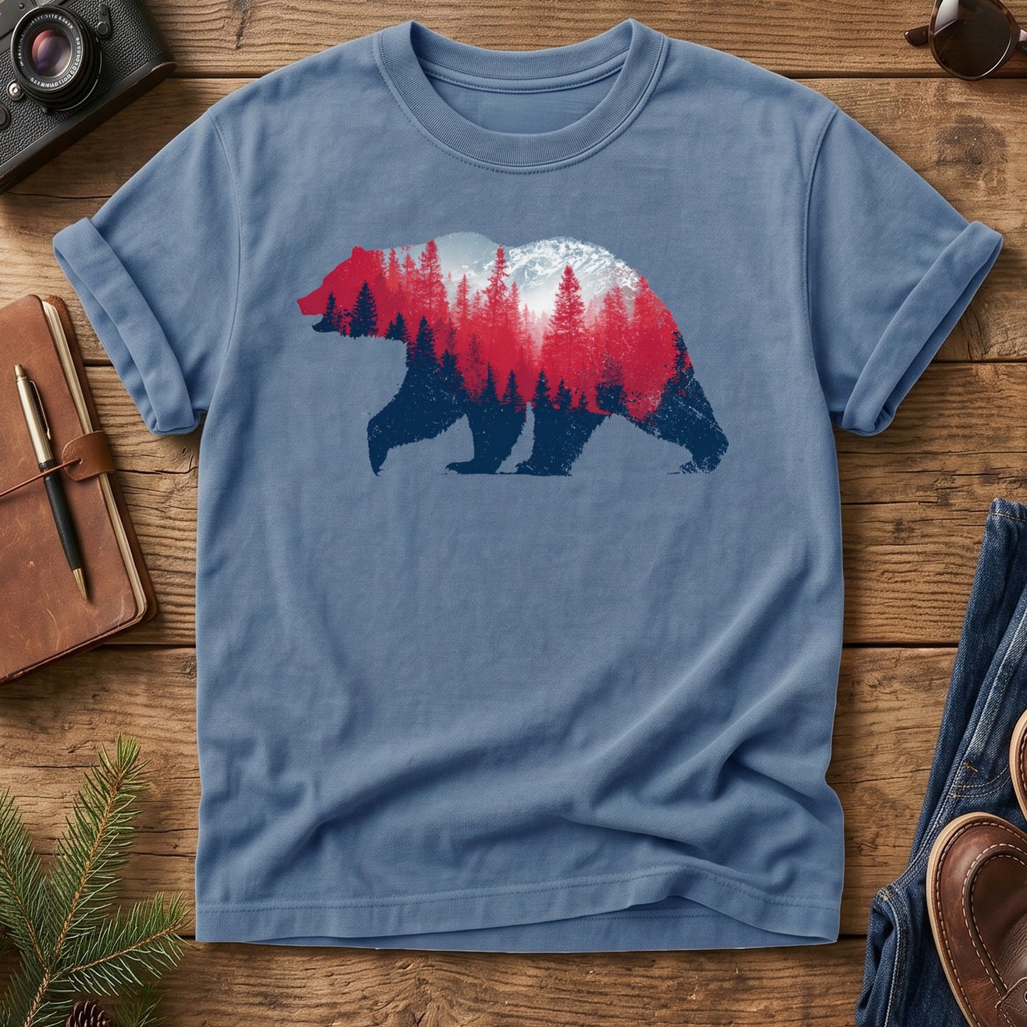 Retro Bear Wilderness Tee