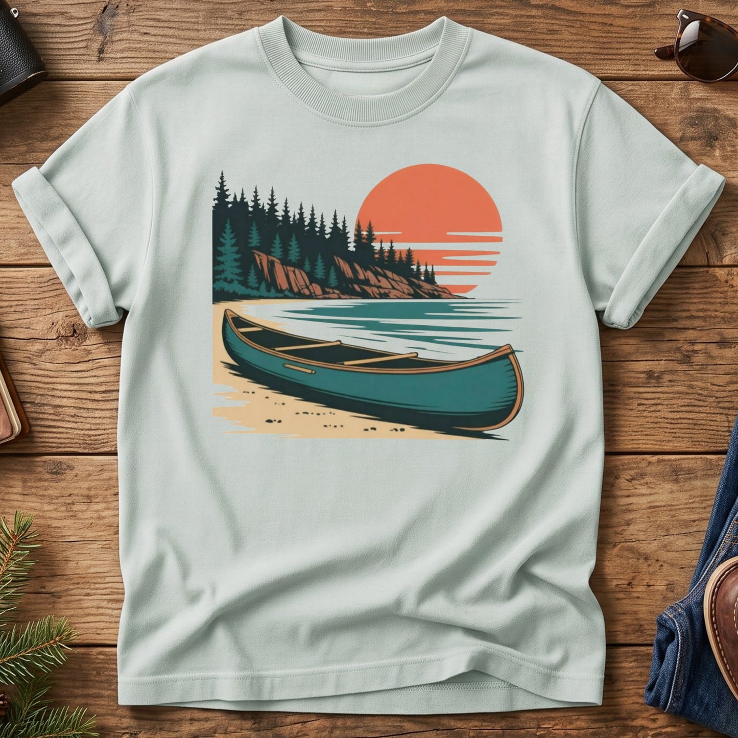 River Sunset Adventure Tee