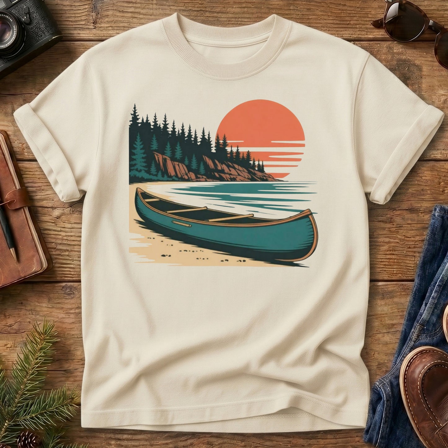 River Sunset Adventure Tee