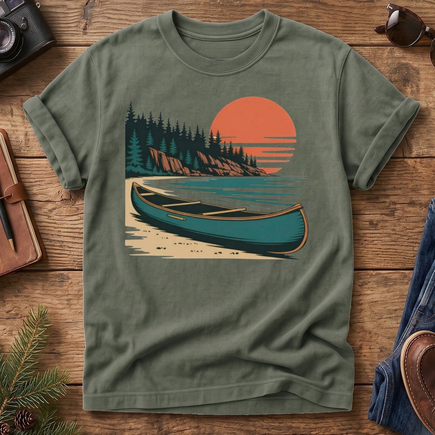 River Sunset Adventure Tee