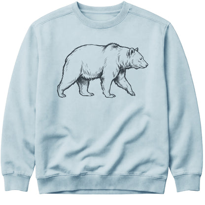 Roaming Bear Line Art Sweatshirt