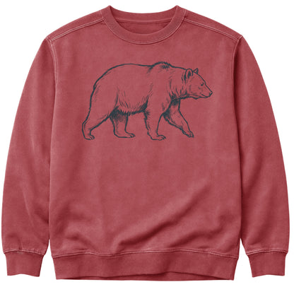 Roaming Bear Line Art Sweatshirt