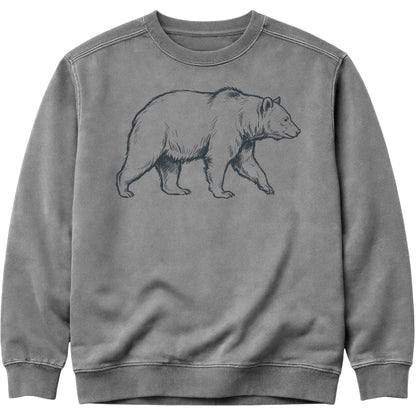 Roaming Bear Line Art Sweatshirt