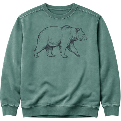 Roaming Bear Line Art Sweatshirt