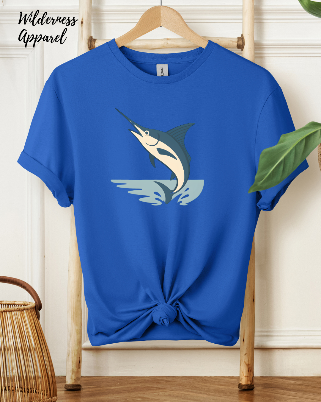 Retro Marlin Leap T-Shirt