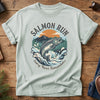 Salmon Run Tee – salmon run graphic tee in Bay, product photo 1