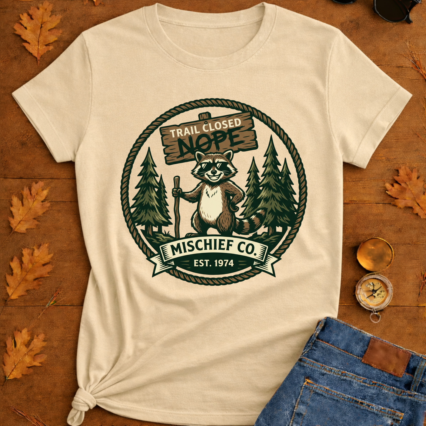 Trail close T-Shirt — Outdoor Hiking Nature Tee