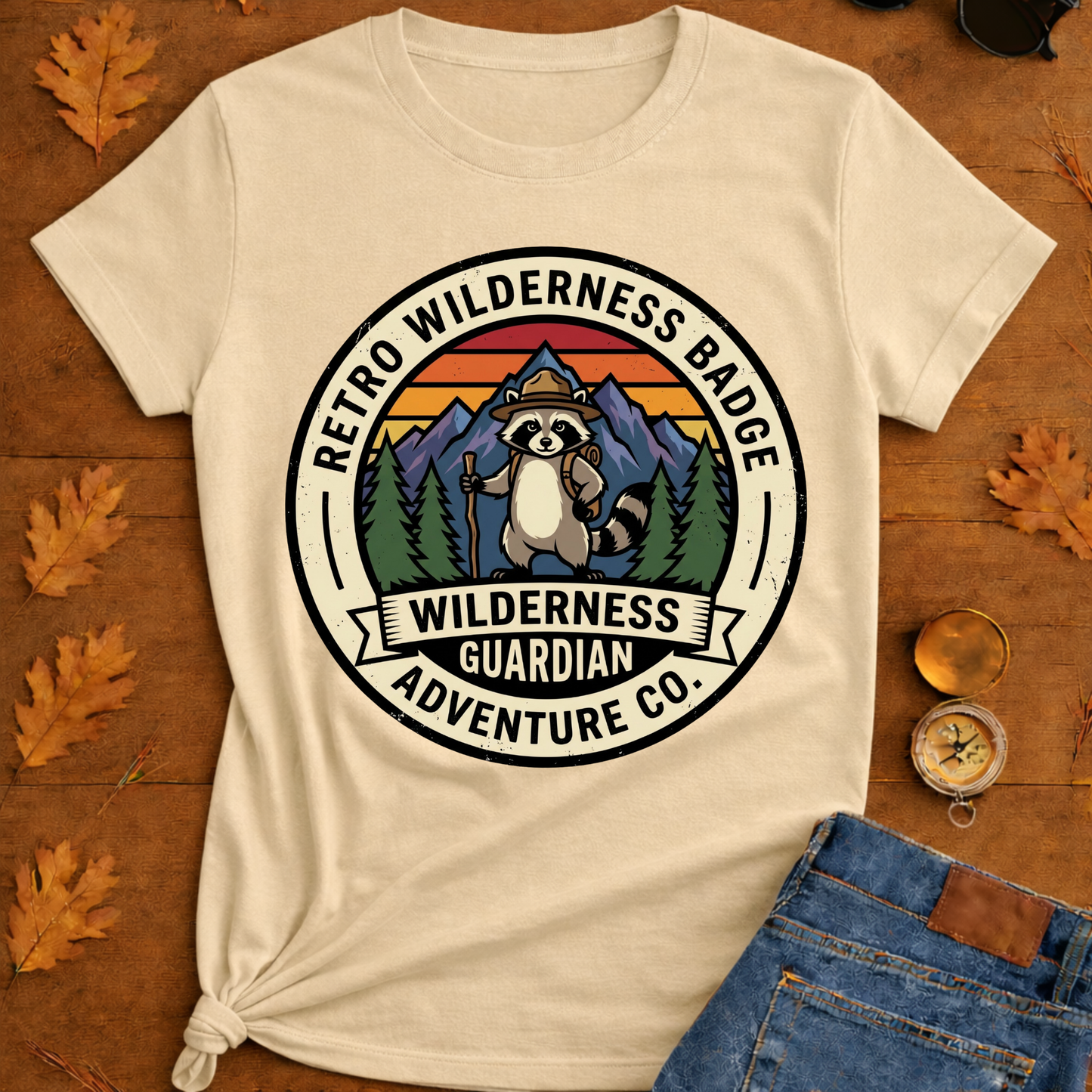 Retro Wilderness T-Shirt — Outdoor Hiking