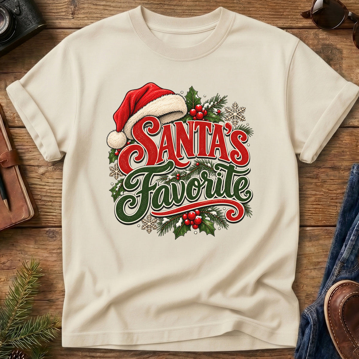 Santa's Favorite Christmas Tee
