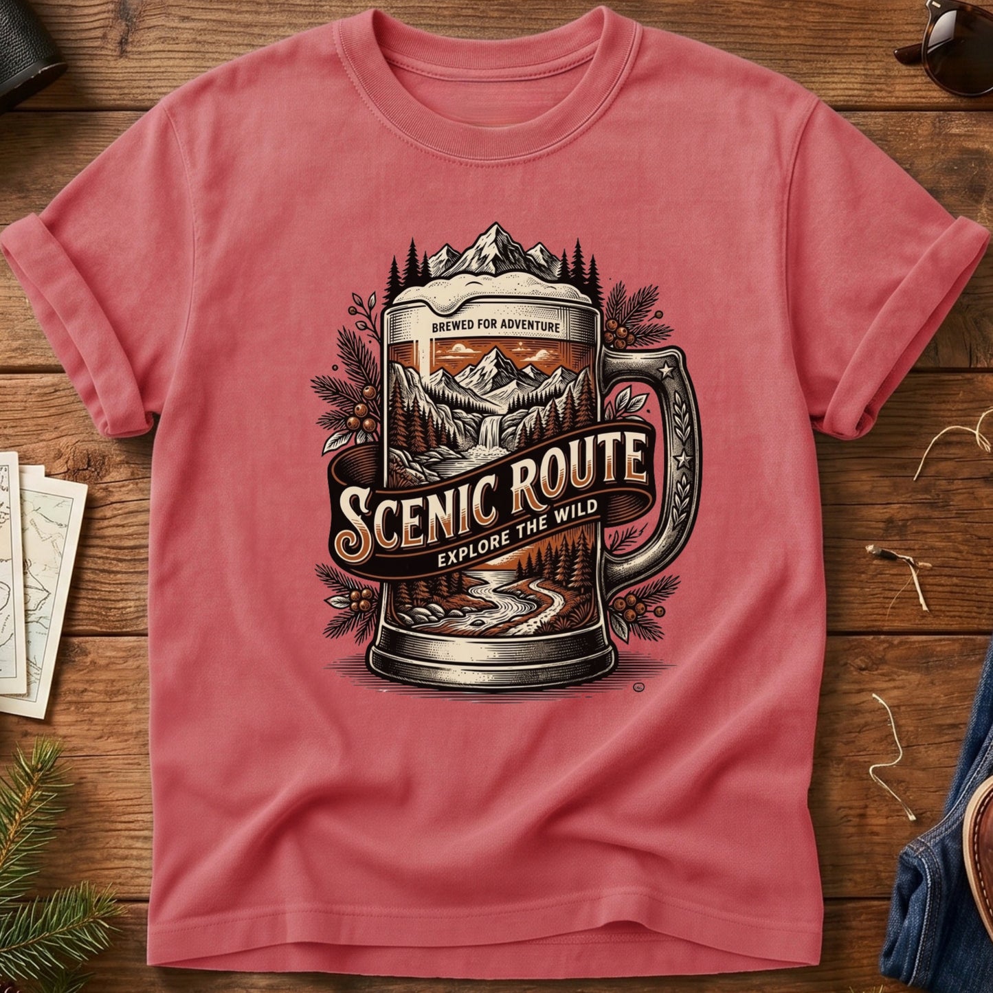 Scenic Beer Mug Tee