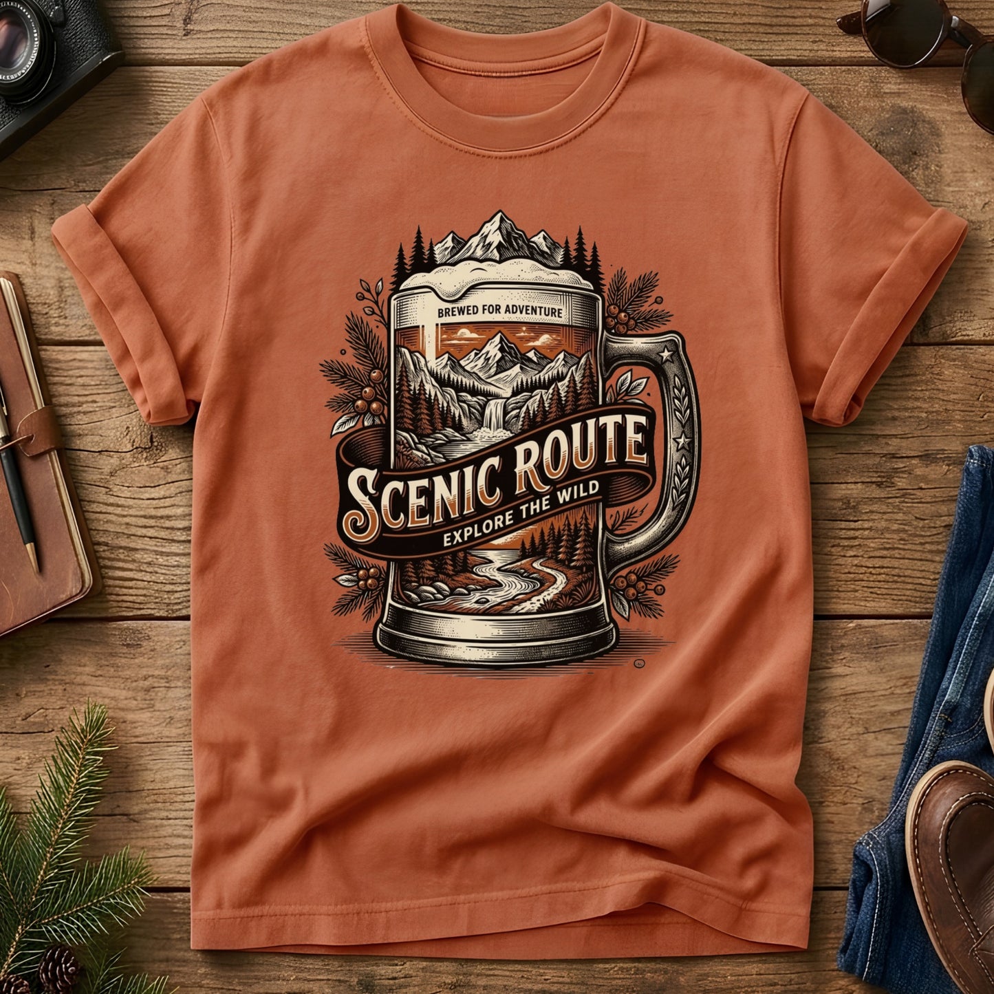 Scenic Beer Mug Tee