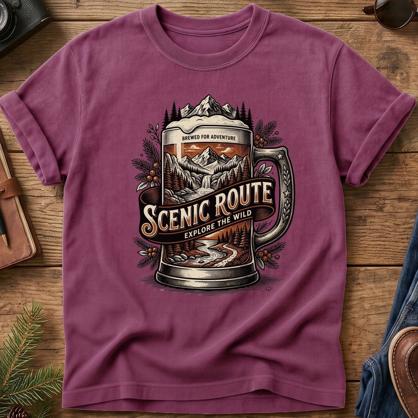 Scenic Beer Mug Tee