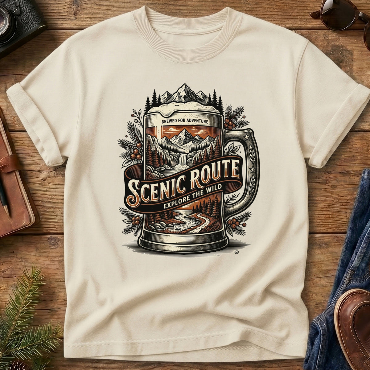 Scenic Beer Mug Tee