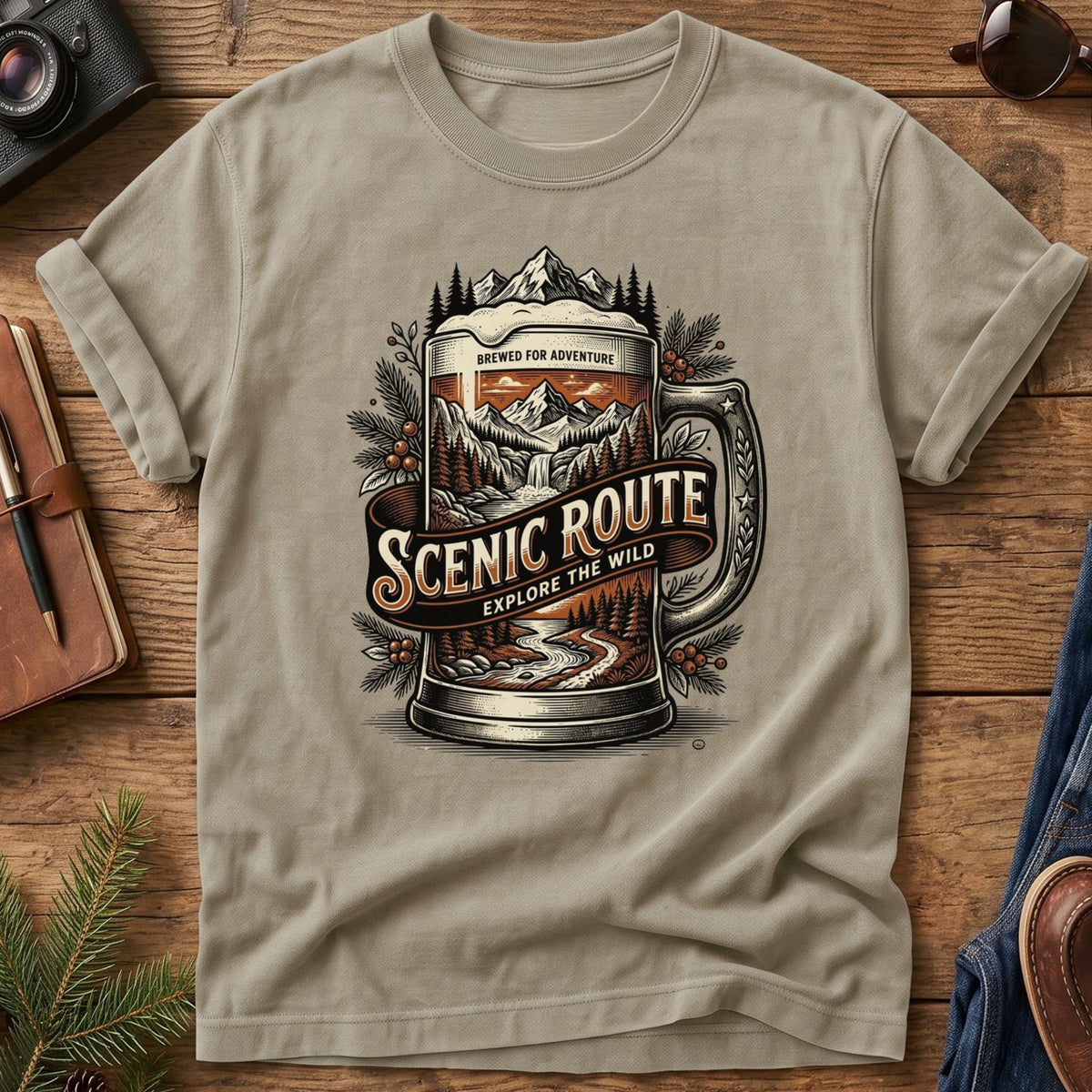 Scenic Beer Mug Tee